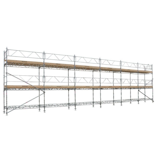 UNIHAK ställning komplett 18x6 m 195 trall 2 bomlag